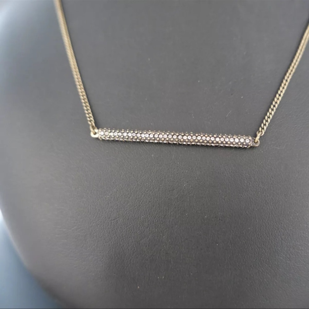 Chloe + Isabel Pave Bar Pendant Necklace